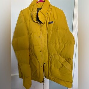 Patagonia Mustard Puffer Jacket mens size L